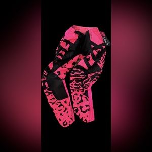 Fox Riding Pants - Black/Pink Size 1/2